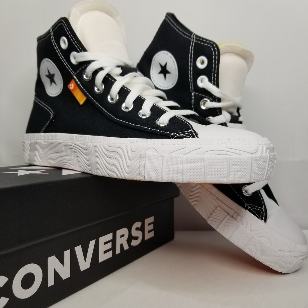 Converse Unisex CTAS Canvas High Tops Brand New Women's 7.5 Black #A00422C NWB